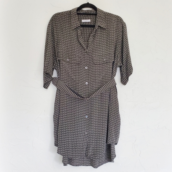 Equipment Dresses & Skirts - Equipment Femme Belted Silk Shirt Dress